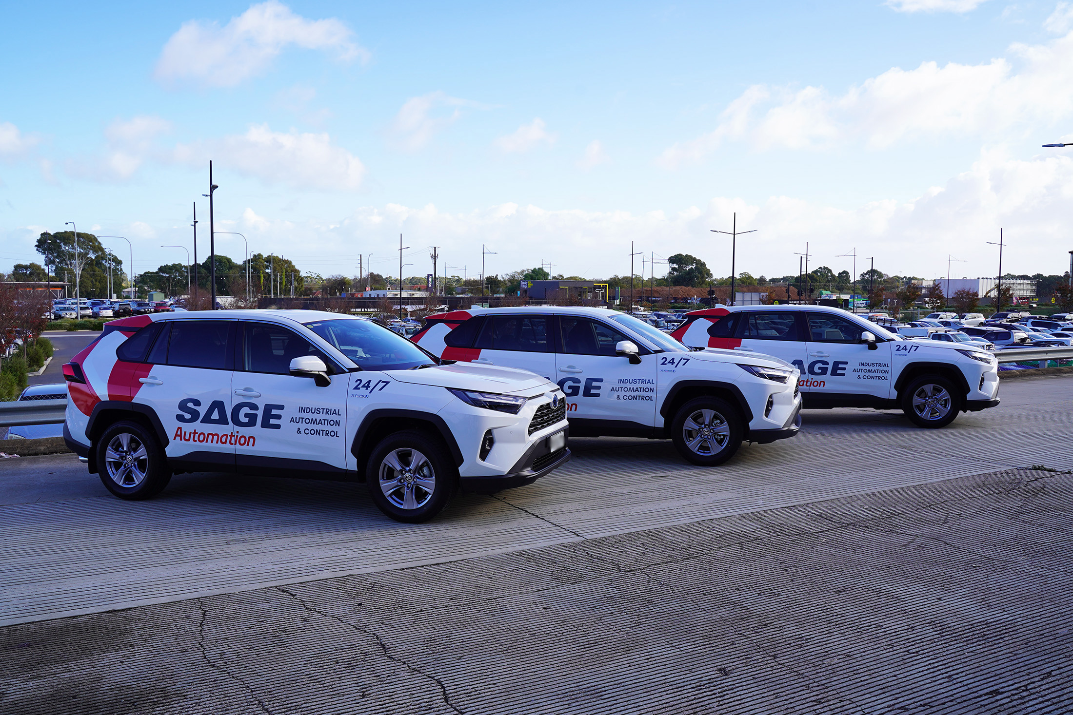 Thyme Fleet's new hybrid vehicles for SAGE Automation